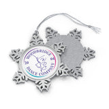 WDC Pewter Snowflake Ornament