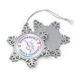 Woodbridge Dance Company Pewter Snowflake Ornament