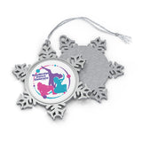 Woodbridge Dance Company Pewter Snowflake Ornament