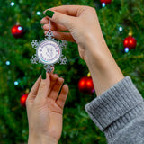 WDC Pewter Snowflake Ornament