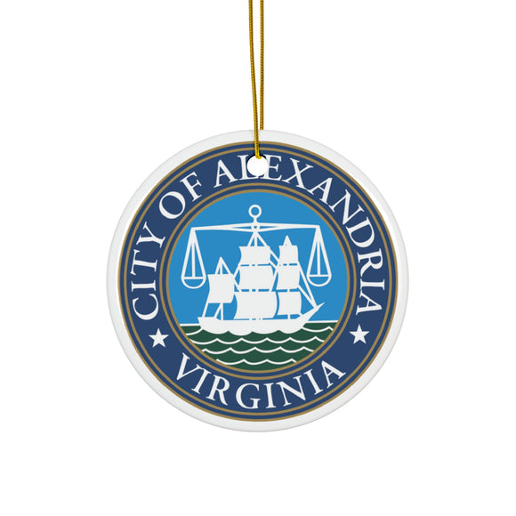 City of Alexandria Ceramic Ornaments
