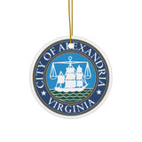 City of Alexandria Ceramic Ornaments
