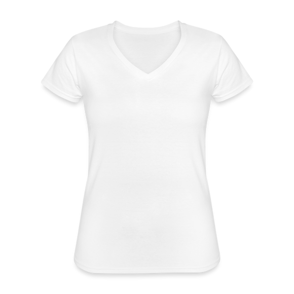 Women's V-Neck T-Shirt - white