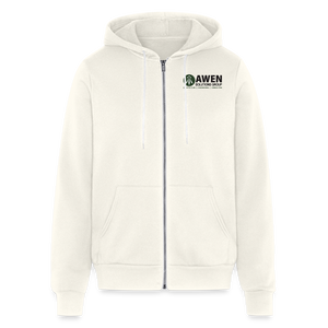 AWEN Bella + Canvas Unisex Full Zip Hoodie - vintage white