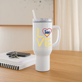 LOVE 40 oz Travel Tumbler - white