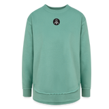 Awen Women's Weekend Tunic Fleece Sweatshirt - saltwater