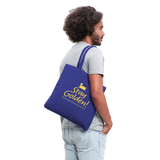 Stay Golden Tote Bag - royal blue