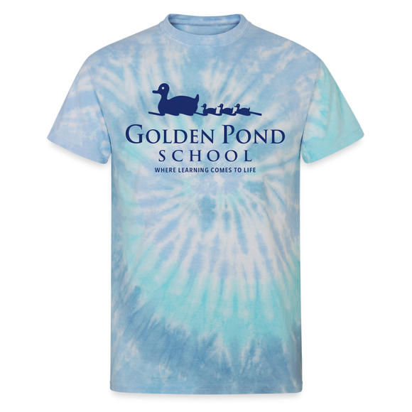 Golden Pond School Tie Dye T-Shirt - blue lagoon