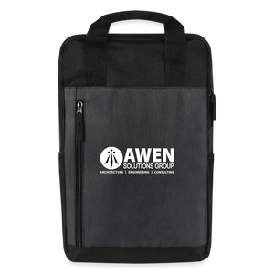 Awen Laptop Backpack - heather dark gray/black