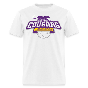 Benton Cougars Volleyball T-Shirt - white