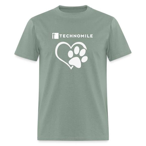 TechnoMile Paw 4 T-Shirt - sage