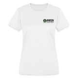 Awen Women's Moisture Wicking Performance T-Shirt - white