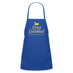 Stay Golden Kids' Apron - royal blue