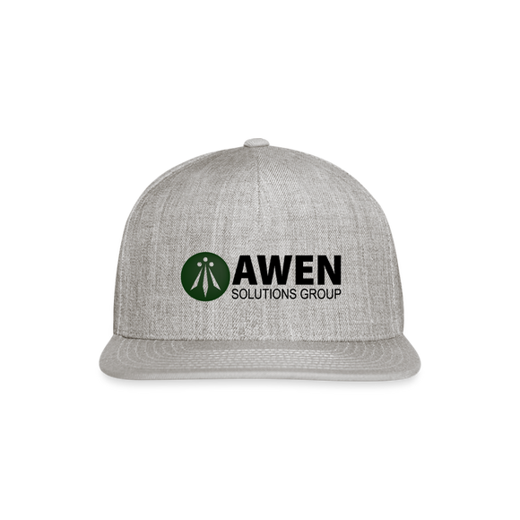 Awen Cap - Snapback Baseball - heather gray