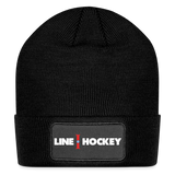 Line Hockey Patch Beanie - black