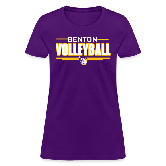 Benton Volleyball  Women's T-Shirt - purple