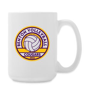 2024 Benton Volleyball Coffee/Tea Mug 15 oz - white