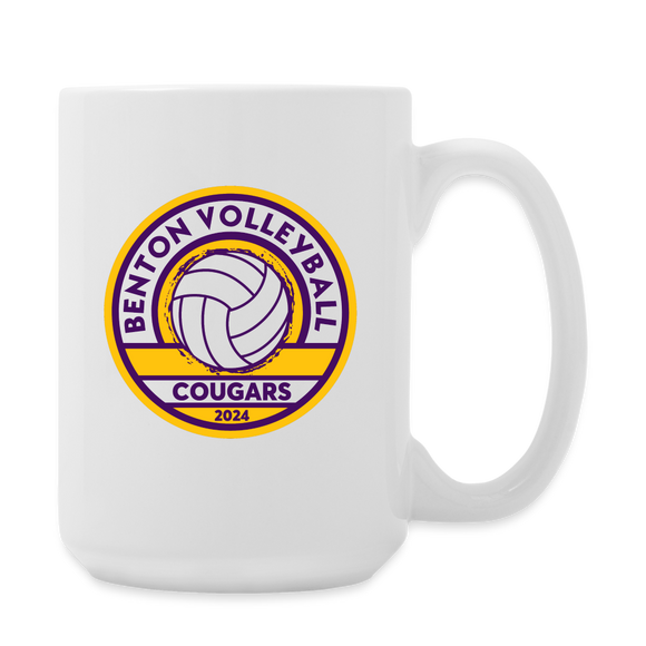 2024 Benton Volleyball Coffee/Tea Mug 15 oz - white