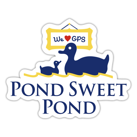 Pond Sweet Pond Sticker - white matte