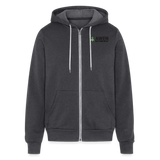 AWEN Bella + Canvas Unisex Full Zip Hoodie - charcoal grey