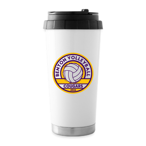 2024 Benton Volleyball Travel Mug - white