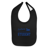 Future Student Baby Bib - black