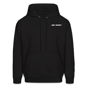 Line Hockey Men's Hoodie - black