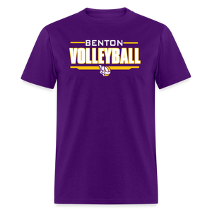 Benton Volleyball Unisex Classic T-Shirt - purple