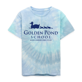 Golden Pond Kid's Tie Dye T-Shirt - blue lagoon