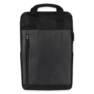 Laptop Backpack - heather dark gray/black