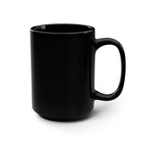 Color Pop Logo Mug — 15oz Black Ceramic Coffee Cup