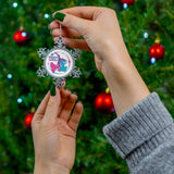 Woodbridge Dance Company Pewter Snowflake Ornament