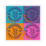 Woodbridge Dance Company Kiss-Cut Stickers