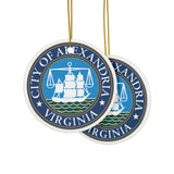 City of Alexandria Ceramic Ornaments