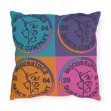 Woodbridge Dance Company Pop Art Outdoor Pillow