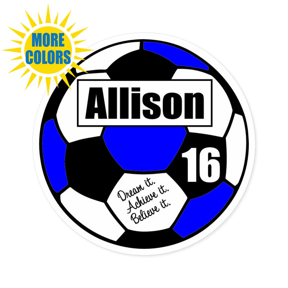 Custom Soccer Sticker
