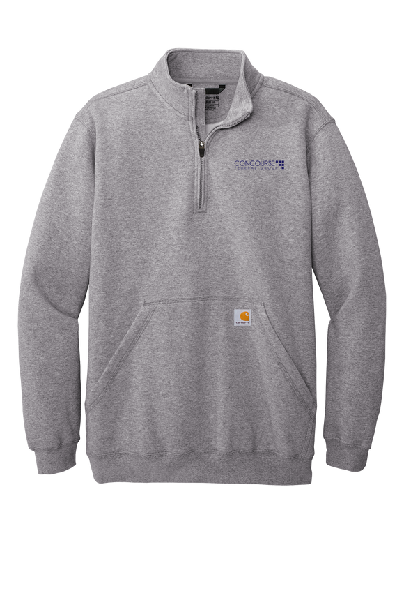 Concourse Federal Carhartt® Midweight 1/4-Zip Mock Neck Sweatshirt