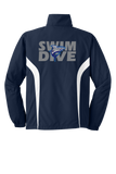 Colgan Swim & Dive Colorblock Raglan Jacket with personalization