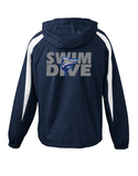 Colgan Swim & Dive Fleece-Lined Colorblock Jacket with personalization