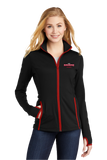 Sport-Tek® Ladies Sport-Wick® Stretch Contrast Full-Zip Jacket