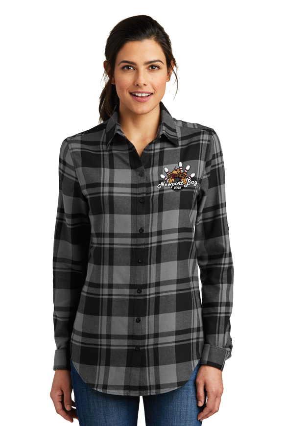 Newport Bay Women's Plaid Flannel Tunic