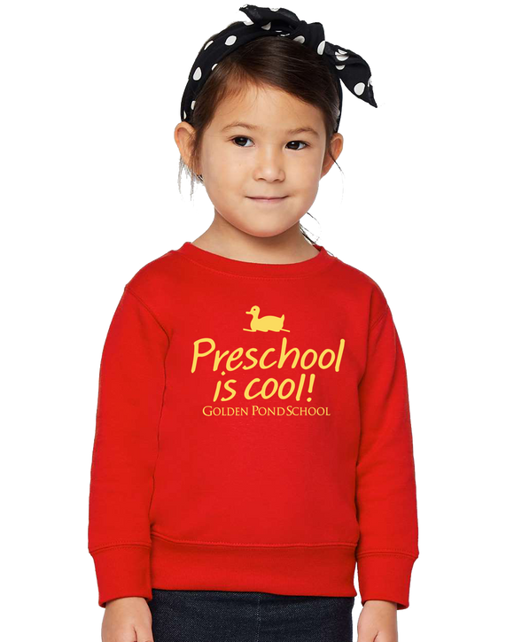 Preschool is Cool Toddler Sweatshirt