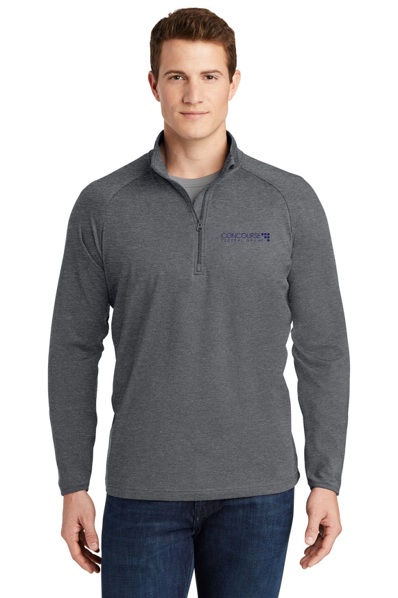 Concourse Federal Men's Sport-Wick® Stretch 1/2-Zip Pullover