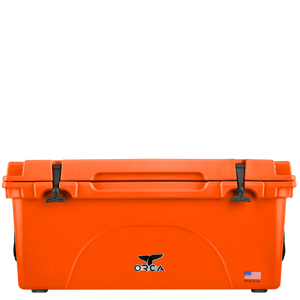 Orca 80 Quart Cooler-Blaze Orange