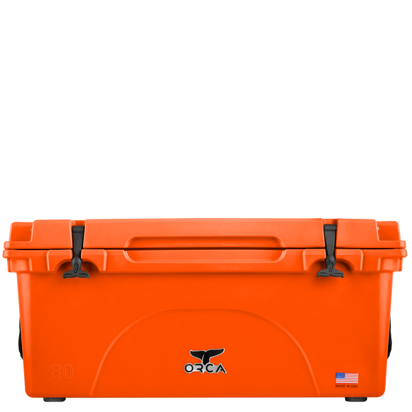 Orca 80 Quart Cooler-Blaze Orange