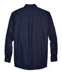 Concourse Federal Harriton Men's Easy Blend™ Long-Sleeve Twill Shirt with Stain-Release