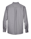 Concourse Federal Harriton Men's Easy Blend™ Long-Sleeve Twill Shirt with Stain-Release