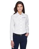 Concourse Federal Harriton Ladies' Easy Blend™ Long-Sleeve Twill Shirt with Stain-Release