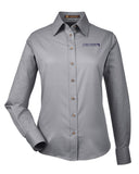 Concourse Federal Harriton Ladies' Easy Blend™ Long-Sleeve Twill Shirt with Stain-Release