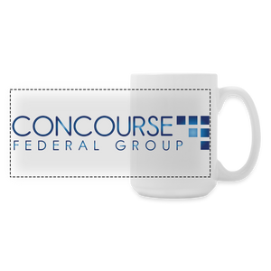 Concourse Federal Panoramic Coffee/Tea Mug 15 oz - white